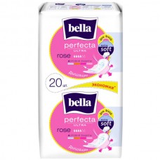 Белла Perfecta Ultra Rose прокладки гигиенические супертонкие, софт 4 кап., 20 шт.